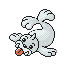 #086 Seel sprite Plata Shiny