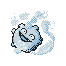 #109 Koffing sprite Plata Shiny