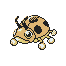 #165 Ledyba sprite Plata Shiny