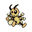 #166 Ledian sprite Plata Shiny