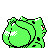 #001 Bulbasaur sprite Posterior