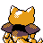 #063 Abra sprite Posterior