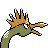 #022 Fearow sprite Posterior Shiny