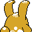 #184 Azumarill sprite Posterior Shiny