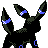 #197 Umbreon sprite Posterior Shiny