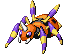 #168 Ariados sprite Esmeralda