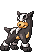 #228 Houndour sprite Esmeralda