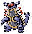 #348 Armaldo sprite Esmeralda