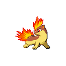 #156 Quilava sprite Esmeralda Shiny