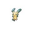 #312 Minun sprite Esmeralda Shiny