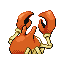 #098 Krabby sprite Posterior