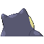 #143 Snorlax sprite Posterior