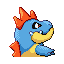 #159 Croconaw sprite Posterior