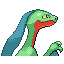 #253 Grovyle sprite Posterior