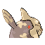 #369 Relicanth sprite Posterior