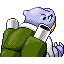 #009 Blastoise sprite Posterior Shiny