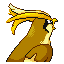 #018 Pidgeot sprite Posterior Shiny