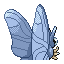 #049 Venomoth sprite Posterior Shiny