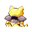 #063 Abra sprite Posterior Shiny