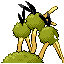 #085 Dodrio sprite Posterior Shiny