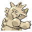 #112 Rhydon sprite Posterior Shiny