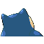 #143 Snorlax sprite Posterior Shiny