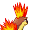#156 Quilava sprite Posterior Shiny