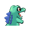 #158 Totodile sprite Posterior Shiny