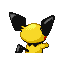 #172 Pichu sprite Posterior Shiny
