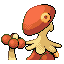 #286 Breloom sprite Posterior Shiny