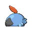#316 Gulpin sprite Posterior Shiny