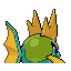 #318 Carvanha sprite Posterior Shiny