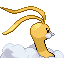 #334 Altaria sprite Posterior Shiny