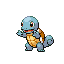 #007 Squirtle sprite Rojo Fuego / Verde Hoja