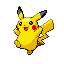 #025 Pikachu sprite Rojo Fuego / Verde Hoja
