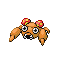 #046 Paras sprite Rojo Fuego / Verde Hoja