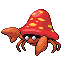 #047 Parasect sprite Rojo Fuego / Verde Hoja