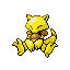 #063 Abra sprite Rojo Fuego / Verde Hoja