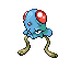 #072 Tentacool sprite Rojo Fuego / Verde Hoja