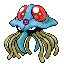 #073 Tentacruel sprite Rojo Fuego / Verde Hoja