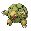 #076 Golem sprite Rojo Fuego / Verde Hoja