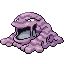 #089 Muk sprite Rojo Fuego / Verde Hoja