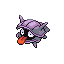 #090 Shellder sprite Rojo Fuego / Verde Hoja