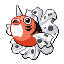 #119 Seaking sprite Rojo Fuego / Verde Hoja