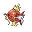 #129 Magikarp sprite Rojo Fuego / Verde Hoja