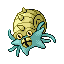 #139 Omastar sprite Rojo Fuego / Verde Hoja