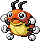 #165 Ledyba sprite Rojo Fuego / Verde Hoja