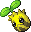 #191 Sunkern sprite Rojo Fuego / Verde Hoja