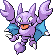 #207 Gligar sprite Rojo Fuego / Verde Hoja