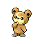 #216 Teddiursa sprite Rojo Fuego / Verde Hoja